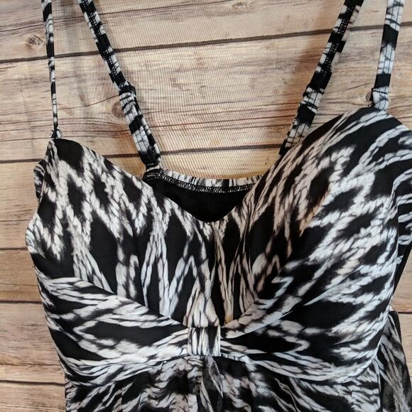 Gottex profile one piece with tankini swimsuit size 10 - Picture 8 of 8